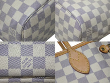 Load image into Gallery viewer, LOUIS VUITTON ルイヴィトン ハンドバッグ ネヴァーフルPM ダミエアズールキャンバス N41362 ホワイトゴールド金具 美品 中古 4b004700