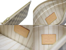 Load image into Gallery viewer, LOUIS VUITTON ルイヴィトン ハンドバッグ ネヴァーフルPM ダミエアズールキャンバス N41362 ホワイトゴールド金具 美品 中古 4b004700