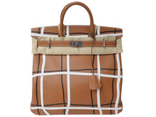 画像をギャラリービューアに読み込む, 新品未使用 HERMES エルメス ハンドバッグ オータクロア40 ◻︎W刻印 エヴァーカラー Hacarreaux エヴァーグレイン パラジウム金具 中古 4b004704