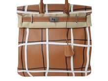 画像をギャラリービューアに読み込む, 新品未使用 HERMES エルメス ハンドバッグ オータクロア40 ◻︎W刻印 エヴァーカラー Hacarreaux エヴァーグレイン パラジウム金具 中古 4b004704