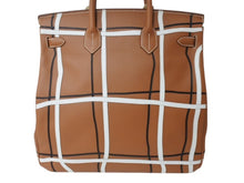 画像をギャラリービューアに読み込む, 新品未使用 HERMES エルメス ハンドバッグ オータクロア40 ◻︎W刻印 エヴァーカラー Hacarreaux エヴァーグレイン パラジウム金具 中古 4b004704