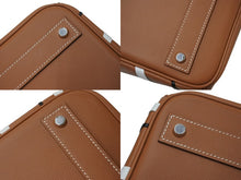 画像をギャラリービューアに読み込む, 新品未使用 HERMES エルメス ハンドバッグ オータクロア40 ◻︎W刻印 エヴァーカラー Hacarreaux エヴァーグレイン パラジウム金具 中古 4b004704