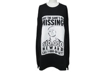 Load image into Gallery viewer, JUELZ SANTANA ジュエルズ サンタナ 長袖Ｔシャツ ロンT DIPLOMATS 05年 コットン ブラック ホワイト サイズXL 美品 中古 4b004713