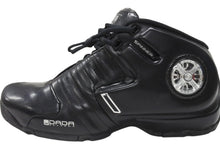 画像をギャラリービューアに読み込む, 希少 DADA SUPREME ダダ シュプリーム spinner1 ハイカットスニーカー DA1610008 ブラック シルバー サイズ27.5cm 美品 中古 4b004715