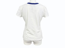 画像をギャラリービューアに読み込む, 極美品 Christian Dior クリスチャンディオール J'ADORE ジャドール リンガーTシャツ 4E16155594 サイズ42 ホワイト ブルー 中古 4b004716