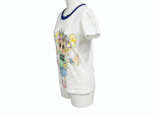 画像をギャラリービューアに読み込む, 極美品 Christian Dior クリスチャンディオール J'ADORE ジャドール リンガーTシャツ 4E16155594 サイズ42 ホワイト ブルー 中古 4b004716