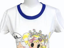 画像をギャラリービューアに読み込む, 極美品 Christian Dior クリスチャンディオール J'ADORE ジャドール リンガーTシャツ 4E16155594 サイズ42 ホワイト ブルー 中古 4b004716