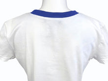 画像をギャラリービューアに読み込む, 極美品 Christian Dior クリスチャンディオール J'ADORE ジャドール リンガーTシャツ 4E16155594 サイズ42 ホワイト ブルー 中古 4b004716