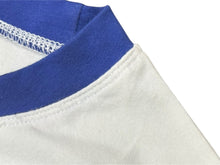 画像をギャラリービューアに読み込む, 極美品 Christian Dior クリスチャンディオール J'ADORE ジャドール リンガーTシャツ 4E16155594 サイズ42 ホワイト ブルー 中古 4b004716