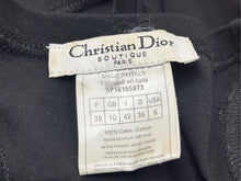 画像をギャラリービューアに読み込む, 極美品 Christian Dior クリスチャンディオール タンクトップ 5P16155973 サイズ38 ピースマーク ラインストーン ガリアーノ期 中古 4b004717