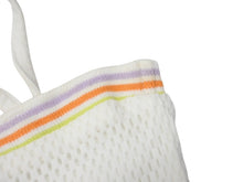 Load image into Gallery viewer, Dior ディオール キャミソール キッズ メッシュ Diorロゴ コットン エラスタン サイズ4A 美品 中古 4b004718