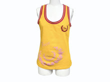 画像をギャラリービューアに読み込む, Christian Dior クリスチャンディオール タンクトップ ノースリーブ 4A16155910 サイズ38 フラワーモチーフ プリント 刺繍 良品 中古 4b004719