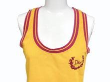 画像をギャラリービューアに読み込む, Christian Dior クリスチャンディオール タンクトップ ノースリーブ 4A16155910 サイズ38 フラワーモチーフ プリント 刺繍 良品 中古 4b004719