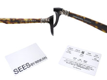 Load image into Gallery viewer, CHROME HEARTS クロムハーツ 伊達メガネ SPLAT-A サイズ55□17 -143 BSフレア シルバー925 ブラック 鼈甲カラー レンズ無し 美品 中古 4b004722