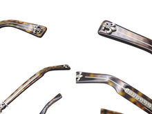 Load image into Gallery viewer, CHROME HEARTS クロムハーツ 伊達メガネ SPLAT-A サイズ55□17 -143 BSフレア シルバー925 ブラック 鼈甲カラー レンズ無し 美品 中古 4b004722