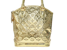 Load image into Gallery viewer, 極美品 LOUIS VUITTON ルイヴィトン ロックイット モノグラム ミロワール ハンドバッグ ゴールド M95450 中古 4b004725