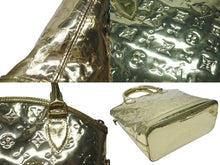 Load image into Gallery viewer, 極美品 LOUIS VUITTON ルイヴィトン ロックイット モノグラム ミロワール ハンドバッグ ゴールド M95450 中古 4b004725