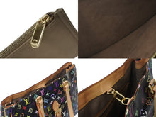 Load image into Gallery viewer, LOUIS VUITTON ルイヴィトン オーレリアGM トートバッグ M40101 モノグラム マルチカラー ブラック 村上隆 美品 中古 4b004726
