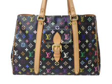 Load image into Gallery viewer, LOUIS VUITTON ルイヴィトン オーレリアGM トートバッグ M40101 モノグラム マルチカラー ブラック 村上隆 美品 中古 4b004726