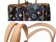 Load image into Gallery viewer, LOUIS VUITTON ルイヴィトン オーレリアGM トートバッグ M40101 モノグラム マルチカラー ブラック 村上隆 美品 中古 4b004726