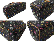 Load image into Gallery viewer, LOUIS VUITTON ルイヴィトン オーレリアGM トートバッグ M40101 モノグラム マルチカラー ブラック 村上隆 美品 中古 4b004726