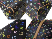 Load image into Gallery viewer, LOUIS VUITTON ルイヴィトン オーレリアGM トートバッグ M40101 モノグラム マルチカラー ブラック 村上隆 美品 中古 4b004726