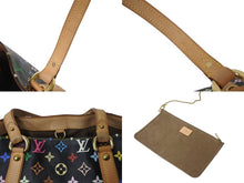 Load image into Gallery viewer, LOUIS VUITTON ルイヴィトン オーレリアGM トートバッグ M40101 モノグラム マルチカラー ブラック 村上隆 美品 中古 4b004726