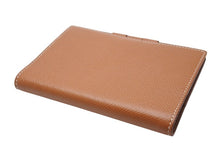 画像をギャラリービューアに読み込む, HERMES エルメス アジェンダ クシュベル カバー メモ帳 ペン付き ブラウン レザー 美品 中古 4b004727