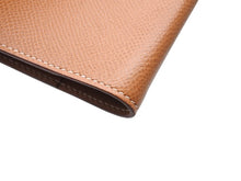 画像をギャラリービューアに読み込む, HERMES エルメス アジェンダ クシュベル カバー メモ帳 ペン付き ブラウン レザー 美品 中古 4b004727