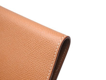 画像をギャラリービューアに読み込む, HERMES エルメス アジェンダ クシュベル カバー メモ帳 ペン付き ブラウン レザー 美品 中古 4b004727
