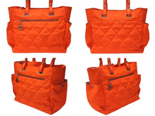 Load image into Gallery viewer, CHANEL シャネル パリビアリッツGM トートバッグ ハンドバッグ 11番台 ネオンオレンジ シルバー金具 美品 中古 4b004729