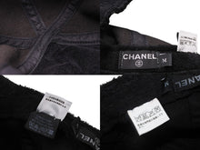Load image into Gallery viewer, 極美品 CHANEL シャネル キャップ 帽子 ココマーク イアンコナー ブラック イタリア製 サイズM 美品 中古 4b004730