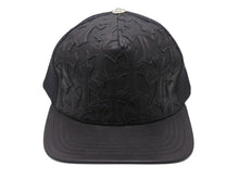 Load image into Gallery viewer, CHROME HEARTS クロムハーツ セメタリークロスパッチ トラッカーキャップ ONE SIZE レザー シルバー925 ブラック 美品 中古 4b004734