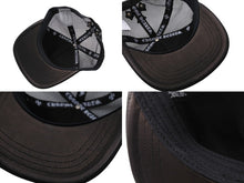 Load image into Gallery viewer, CHROME HEARTS クロムハーツ セメタリークロスパッチ トラッカーキャップ ONE SIZE レザー シルバー925 ブラック 美品 中古 4b004734