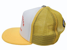 Load image into Gallery viewer, 極美品 CHROME HEARTS クロムハーツ セメタリークロス トラッカー メッシュキャップ ONE SIZE クロスボールボタン イエロー 中古 4b004735