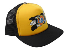 画像をギャラリービューアに読み込む, 新品未使用 CHROME HEARTS クロムハーツ MATTY BOY マッティボーイ LiNK トラッカー メッシュキャップ ONE SIZE イエロー ブラック 中古 4b004737