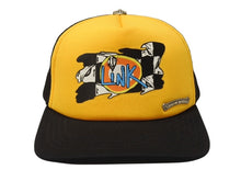 Load image into Gallery viewer, 極美品 CHROME HEARTS クロムハーツ MATTY BOY マッティボーイ LiNK トラッカー メッシュキャップ ONE SIZE イエロー ブラック 中古 4b004738
