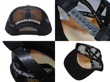 Load image into Gallery viewer, 極美品 CHROME HEARTS クロムハーツ MATTY BOY マッティボーイ LiNK トラッカー メッシュキャップ ONE SIZE イエロー ブラック 中古 4b004738