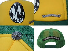 Load image into Gallery viewer, 極美品 CHROME HEARTS クロムハーツ MATTY BOY マッティボーイ SMILEY スマイリー トラッカー メッシュキャップ SEX RECORDS 中古 4b004739