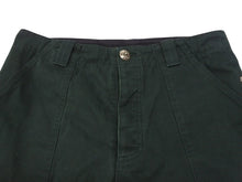 Load image into Gallery viewer, CHROME HEARTS クロムハーツ コットンパンツ サイズ34 クロスボールボタン ホースシュー シルバー925 グリーン 美品 中古 4b004742