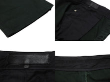 Load image into Gallery viewer, CHROME HEARTS クロムハーツ コットンパンツ サイズ34 クロスボールボタン ホースシュー シルバー925 グリーン 美品 中古 4b004742