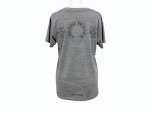 画像をギャラリービューアに読み込む, CHROME HEARTS クロムハーツ 半袖Ｔシャツ ホースシュー RN#95024 グレー コットン ポリエステル レーヨン サイズM 美品 中古 4b004743