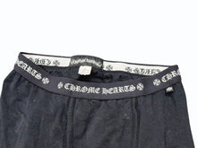 画像をギャラリービューアに読み込む, CHROME HEARTS クロムハーツ レギンス ホースシュー コットン ポリウレタン ブラック サイズS 美品 中古 4b004744