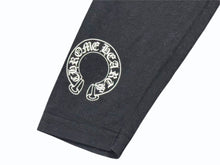 画像をギャラリービューアに読み込む, CHROME HEARTS クロムハーツ レギンス ホースシュー コットン ポリウレタン ブラック サイズS 美品 中古 4b004744