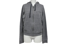 画像をギャラリービューアに読み込む, CHROME HEARTS クロムハーツ パーカー バックアーチロゴプリント ダガージップ RN#95024 ポリエステル コットン レーヨン グレー サイズM 美品 中古 4b004745