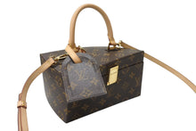 Load image into Gallery viewer, 新品同様 LOUIS VUITTON ルイヴィトン ツイステッドボックス 2WAYバッグ M40275 フランクゲーリー ブラウン ゴールド 中古 4b004746