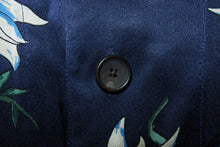 画像をギャラリービューアに読み込む, 極美品 LOUIS VUITTON ルイヴィトン 16SS パンサー シルク パジャマシャツ キムジョーンズ期 シルク ネイビー サイズS 中古 4b004747