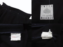 Load image into Gallery viewer, Yohji Yamamoto impermeable ヨウジヤマモト アンペリメアブル 希少 チェスターコート ウール ネイビー サイズ50 美品 中古 4b004756