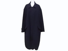 Load image into Gallery viewer, Yohji Yamamoto impermeable ヨウジヤマモト アンペリメアブル 希少 チェスターコート ウール ネイビー サイズ50 美品 中古 4b004756