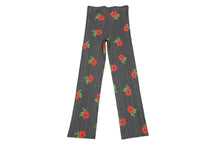 Load image into Gallery viewer, 極美品 PLEATS PLEASE プリーツプリーズ イッセイミヤケ プリーツパンツ 花柄 PP22-JF757 ポリエステル ブラック サイズ1 中古 4b004760